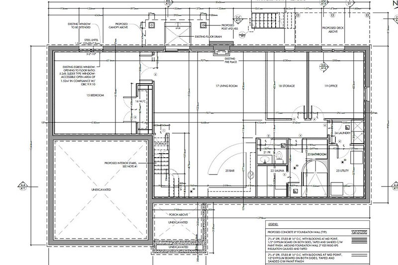 Professional drafting to facilitate your renovations permit