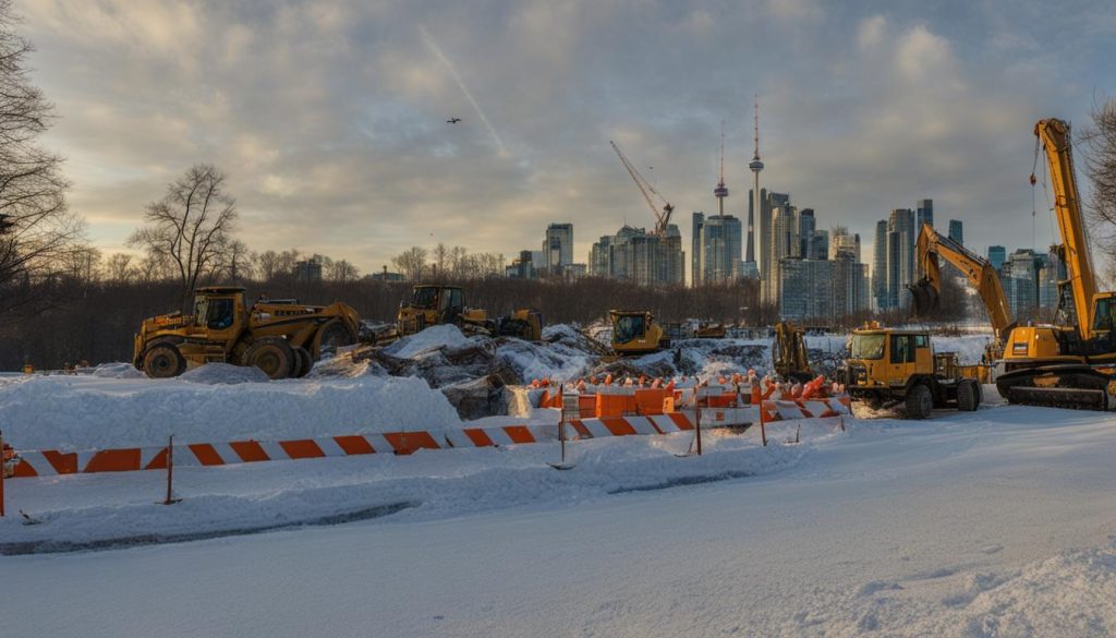 winter construction permits in Toronto