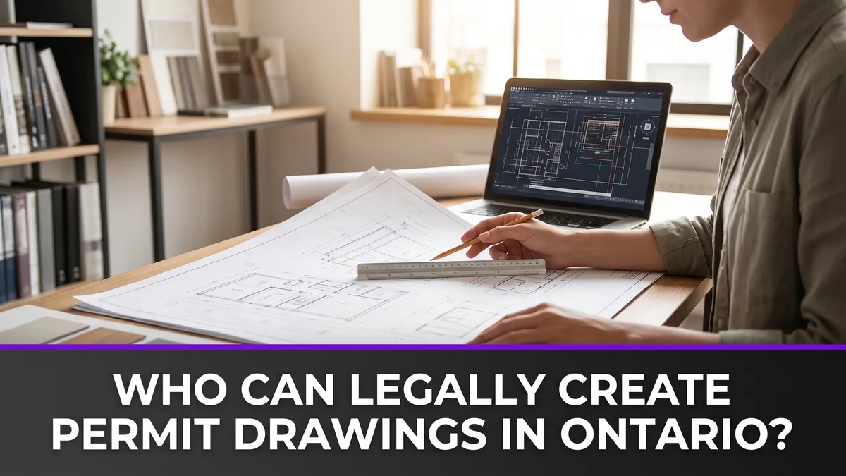 Who Can Legally Create Permit Drawings in Ontario?
