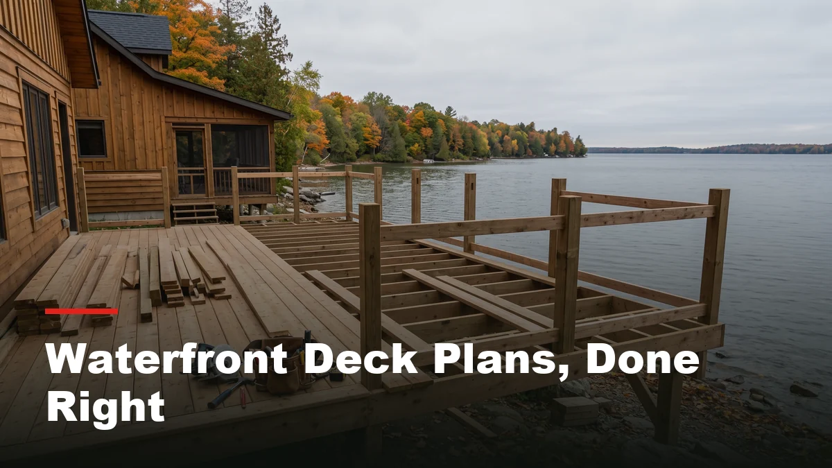 The Innisfil Shoreline Setback Rule: Why Waterfront Deck Plans Get Rejected